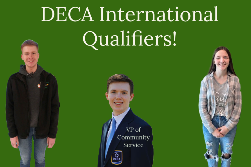 Gavin, LJ, and Sara are DECA International Qualifiers