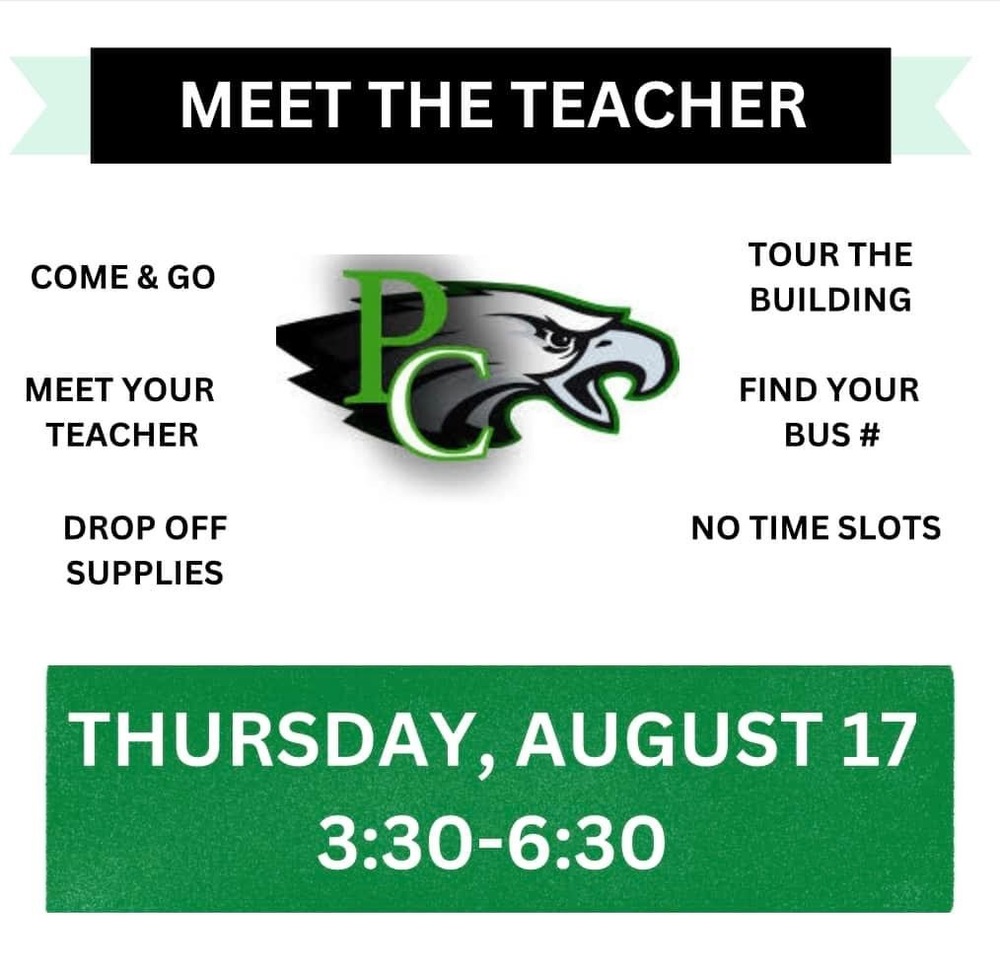 Meet the teacher flyer. Information below.