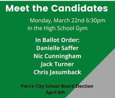 Meet the Candidates March 22nd