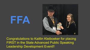 FFA 1st in State
