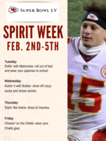 Super Bowl Spirit Week