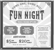 Middle School Family Fun Night